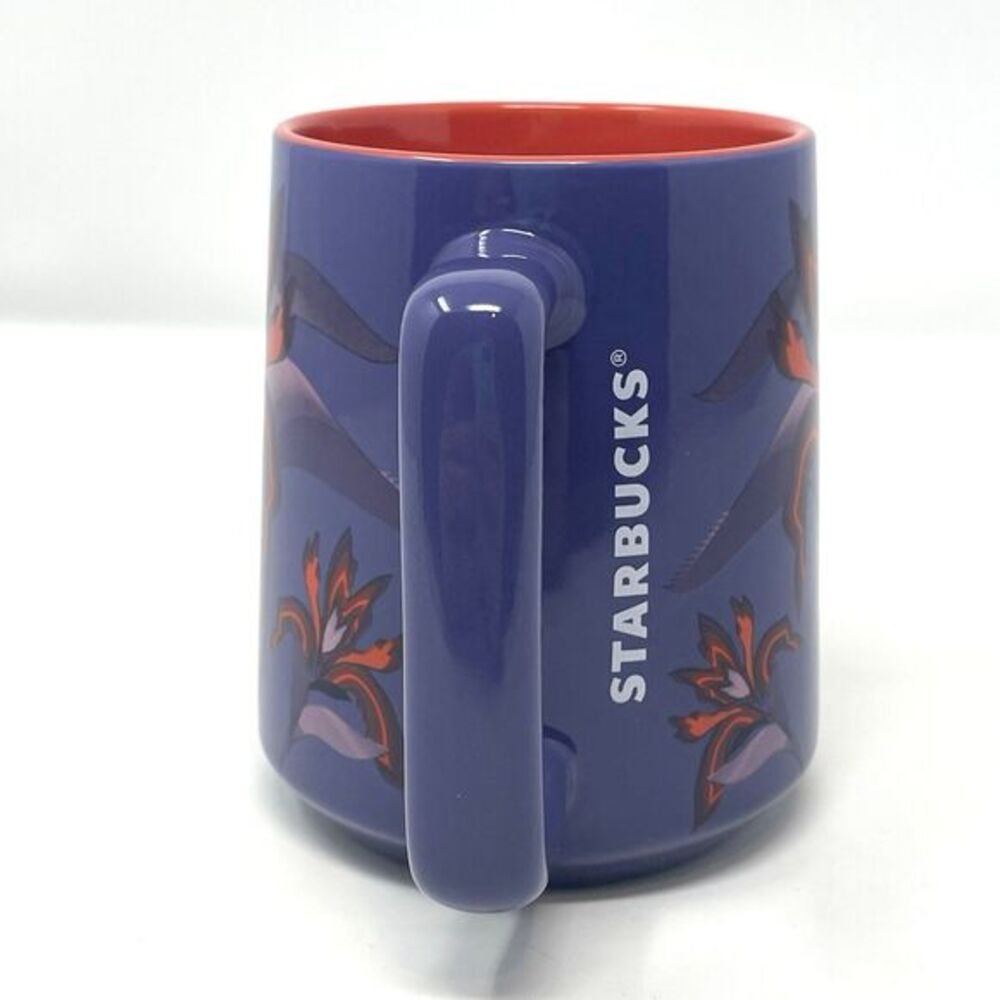 Starbucks Valentines Day 2025 Floral Coffee Mug‎ Purple Exotic Flowers 14oz - Picture 5 of 10